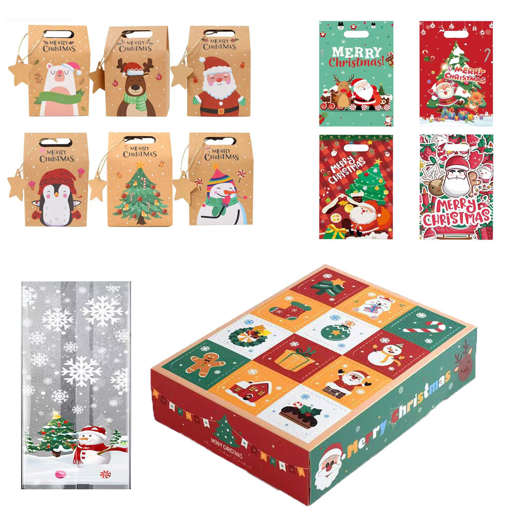 Advent Calendar Gift - Christmas cookie bags candy boxes gift