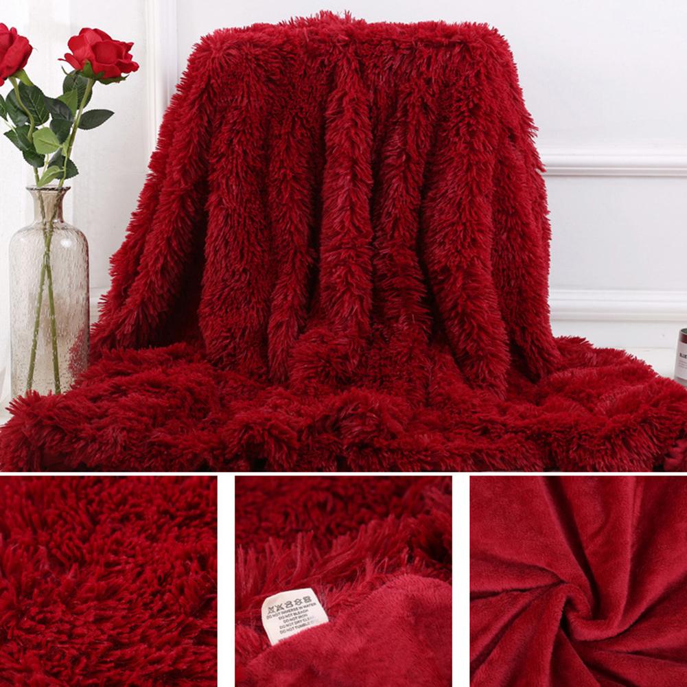 Christmas Throw Blanket - 80x120cm Soft Fluffy Shaggy Warm Bed