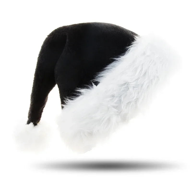 Unisex Xmas Black Plush Christ - Santa Hat Plush review and price