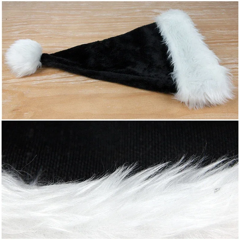 Unisex Xmas Black Plush Christ - Santa Hat Plush review and price