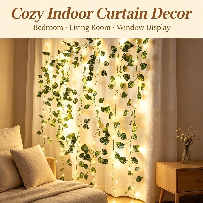 2M Artificial Leaf LED String  - Led Fairy String Lights review and price