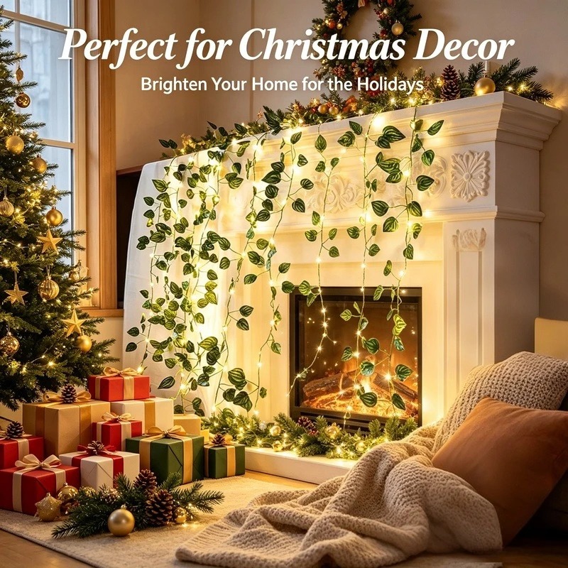 2M Artificial Leaf LED String  - Led Fairy String Lights review and price