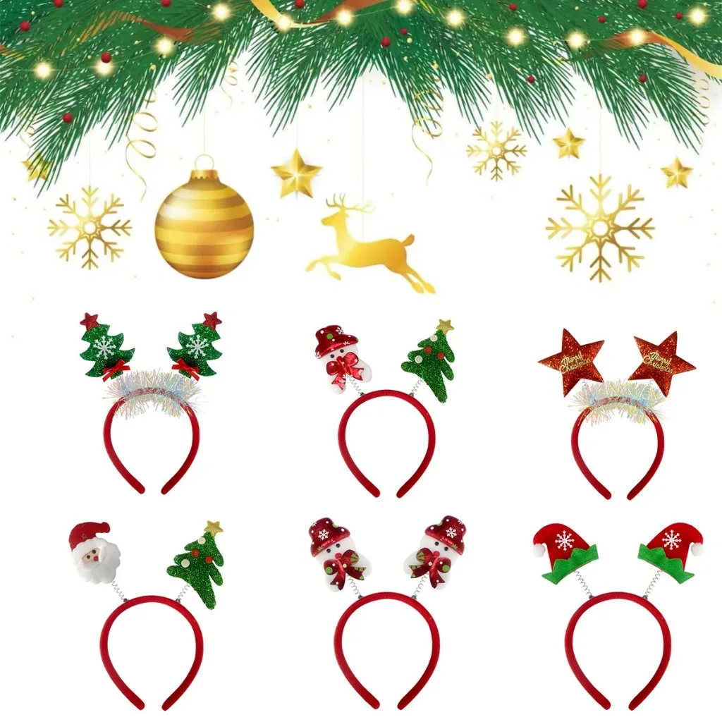 10pcs Christmas Hairband Xmas  - Reindeer Antlers Headband review and price
