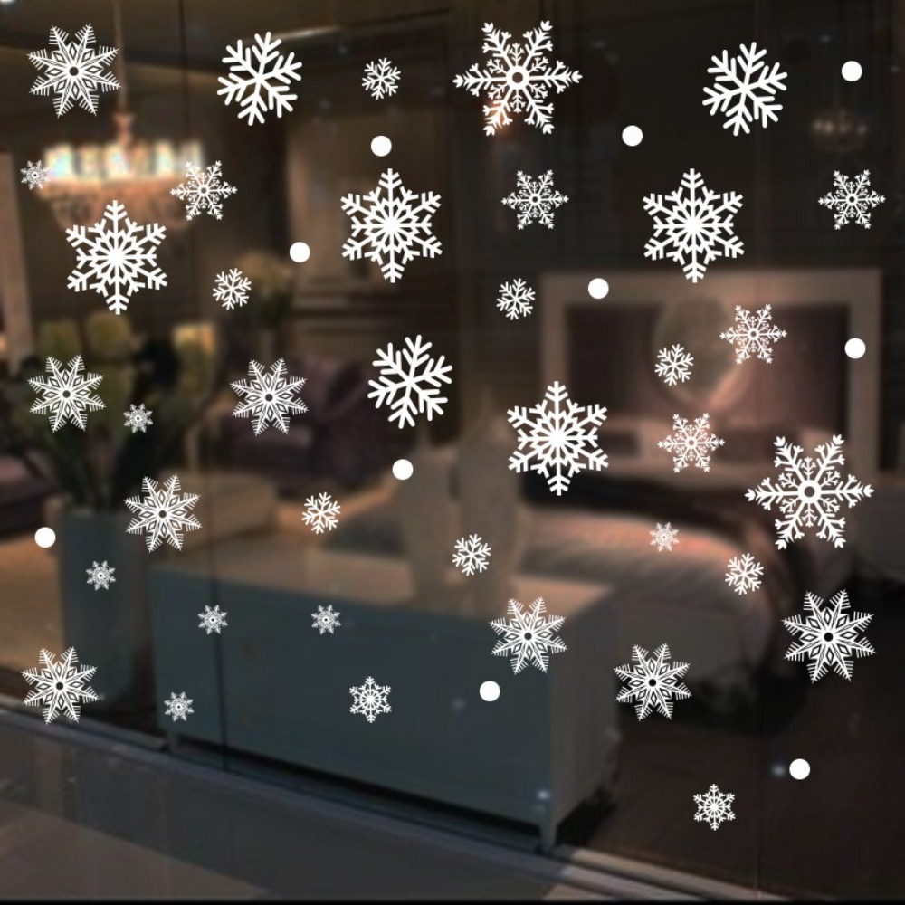 30pcs PVC Christmas Snowflakes - Snowflake Window Decal review and price