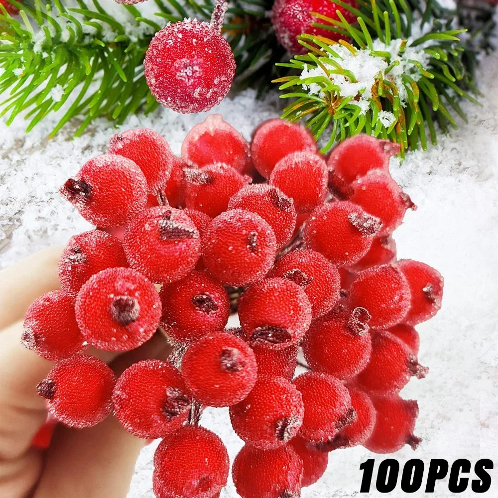 Artificial Frosted Holly Berri - Christmas Wreath Fake review and price