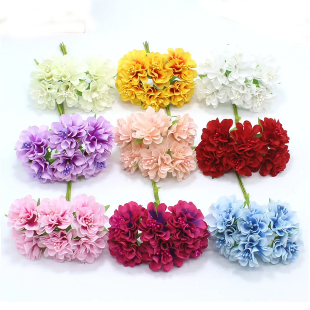 18PCS Artificial Flowers Bouqu - Christmas Wreath Fake review and price