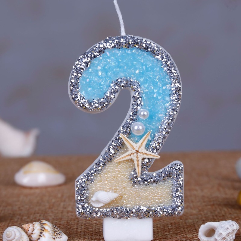 Beach Starfish Number Birthday - Holiday Candle Set review and price