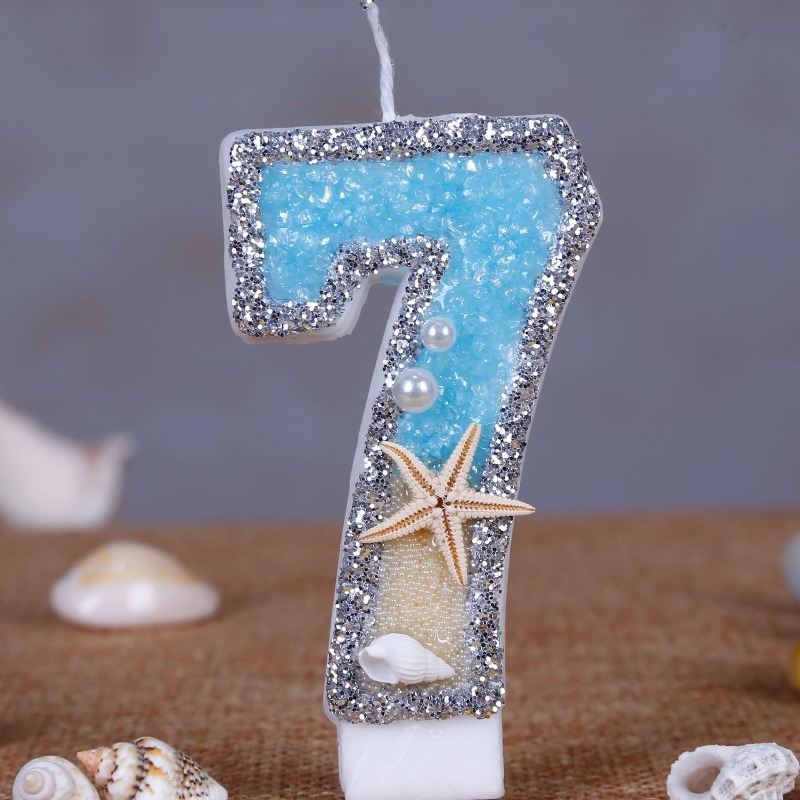 Beach Starfish Number Birthday - Holiday Candle Set review and price