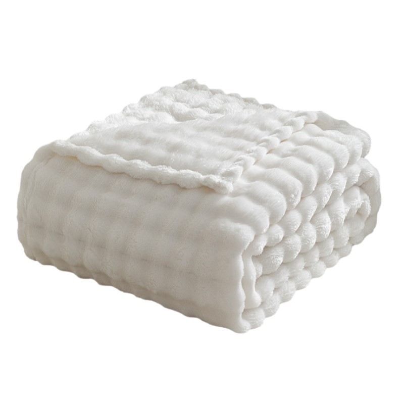3D Bubble White Plush Blankets - Christmas Throw Blanket review and price