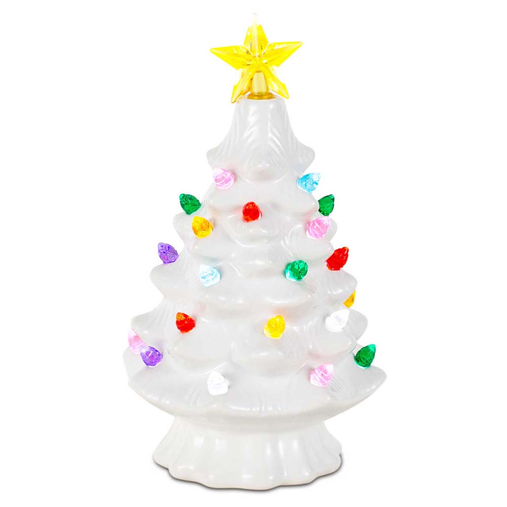 7 Inch Ceramic Christmas Villa - Star Tree Topper review and price