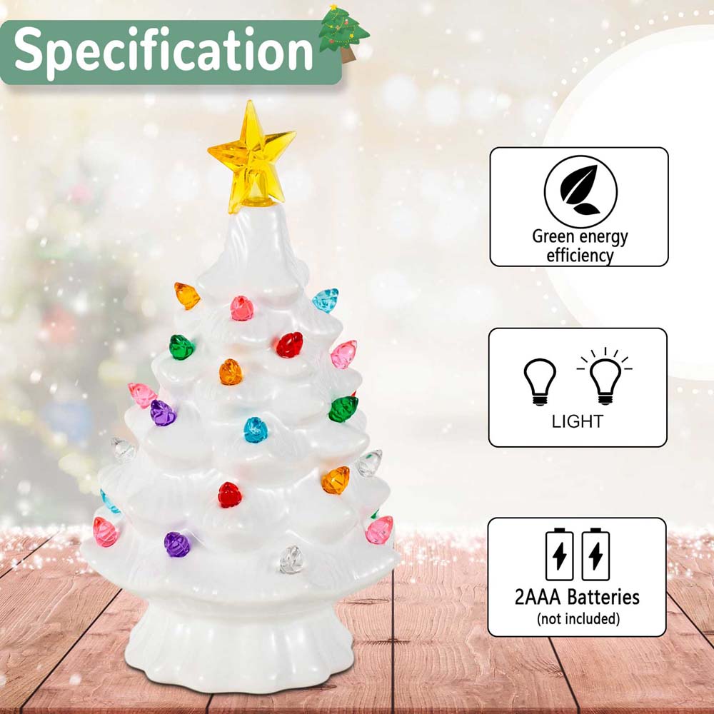 7 Inch Ceramic Christmas Villa - Star Tree Topper review and price