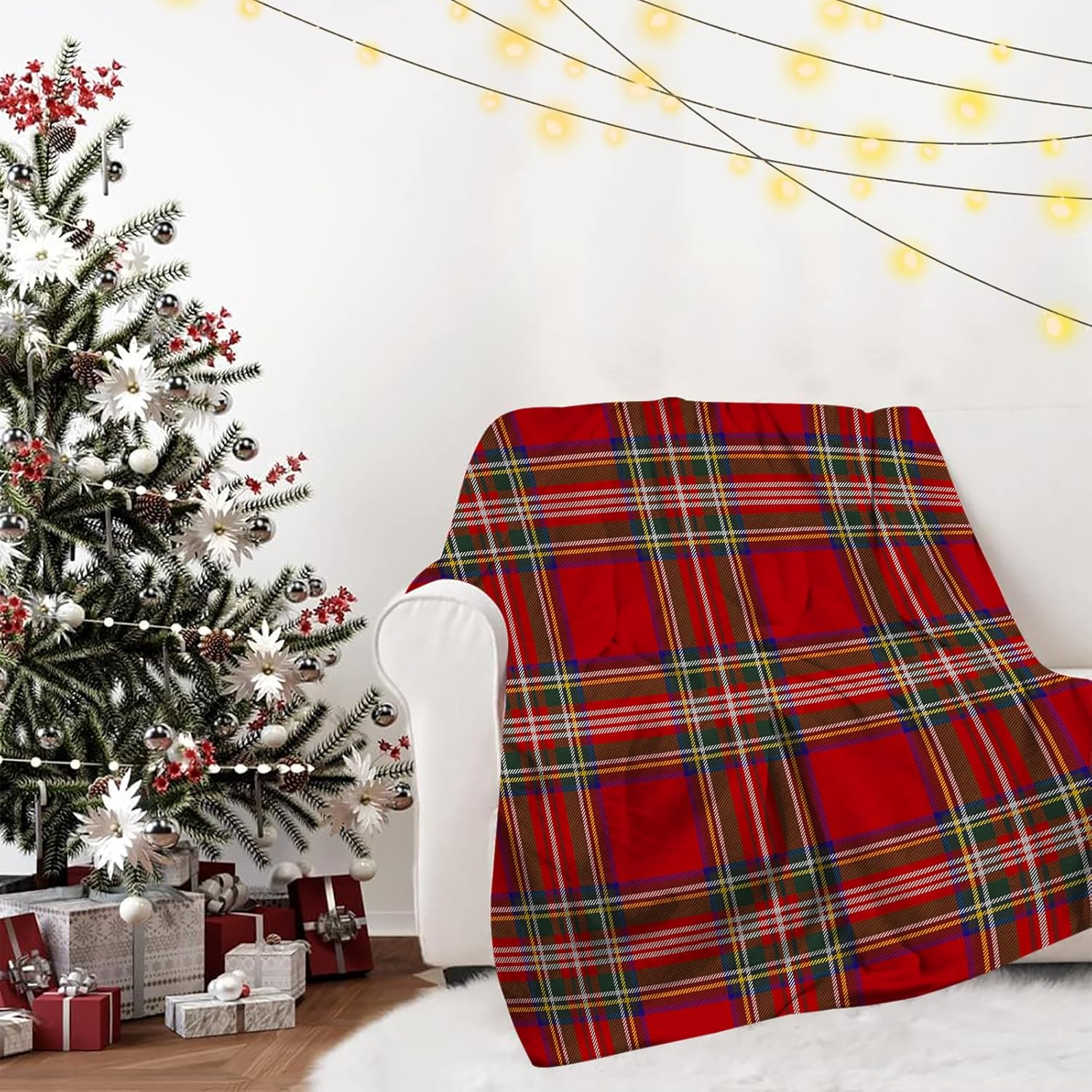 Christmas Plaid Throw Blankets - Christmas Throw Blanket review and price