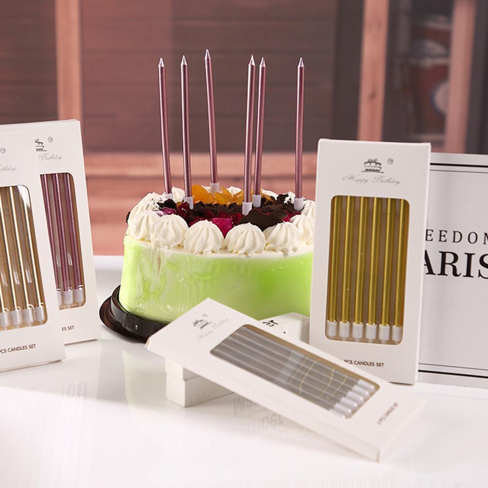 6/18pcs Metal Gold Silver Birt - Holiday Candle Set review and price
