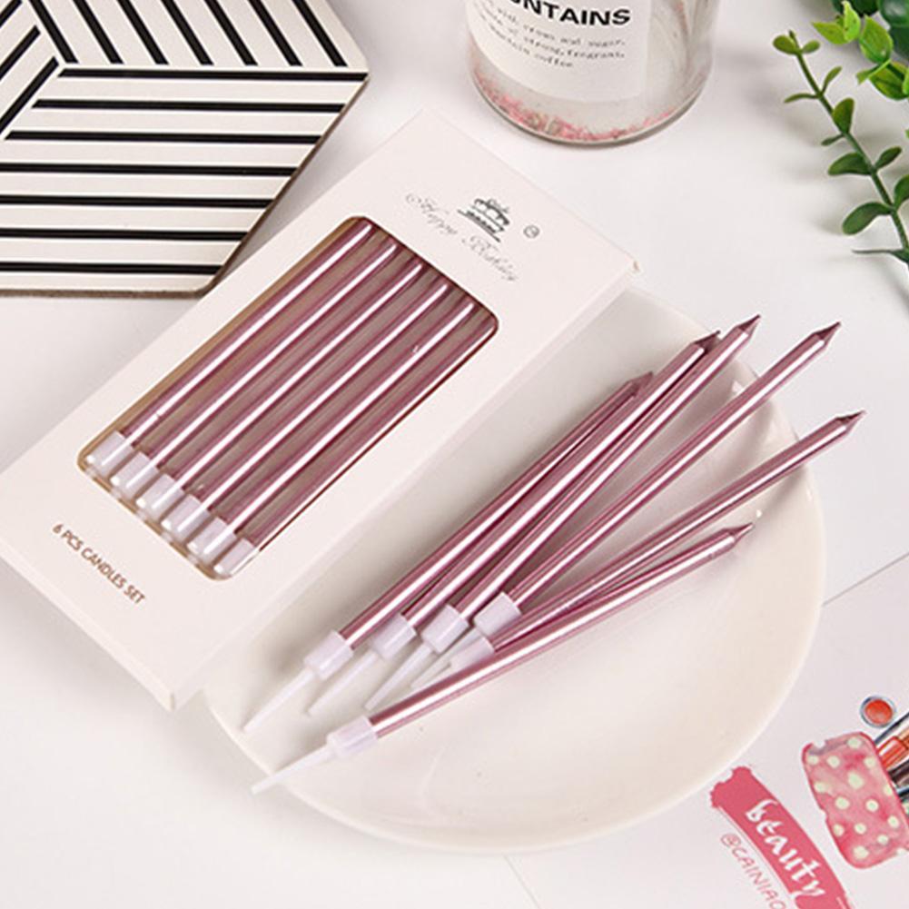 6/18pcs Metal Gold Silver Birt - Holiday Candle Set review and price