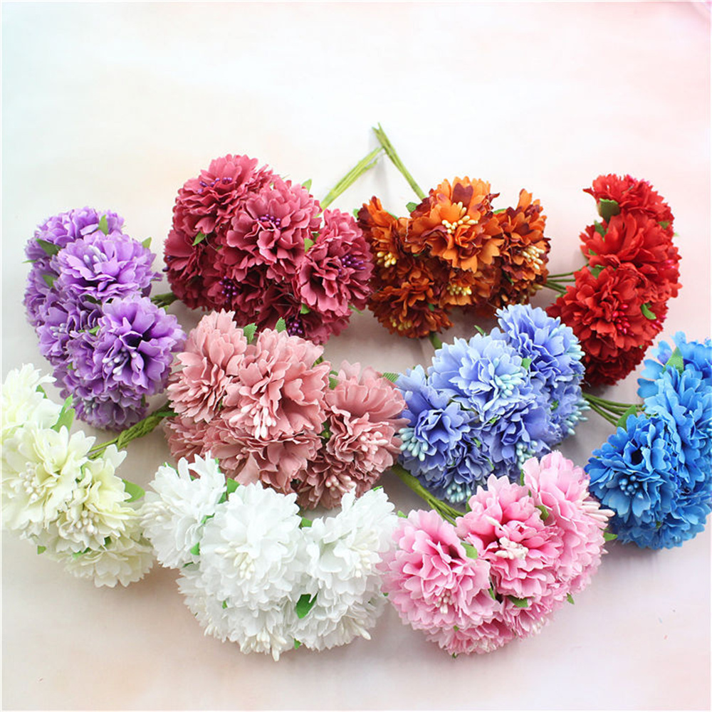 18PCS Bouquet Artificial Flowe - Christmas Wreath Fake review and price