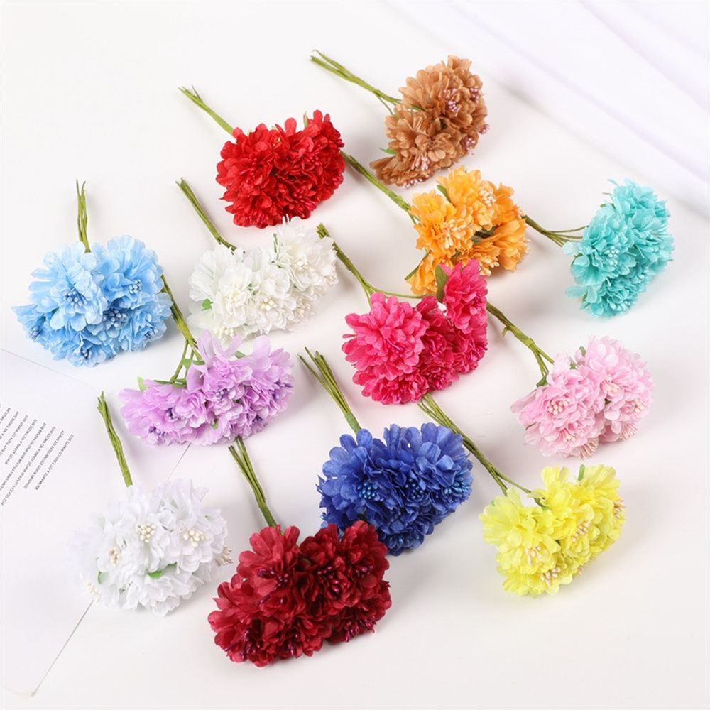 18PCS Bouquet Artificial Flowe - Christmas Wreath Fake review and price