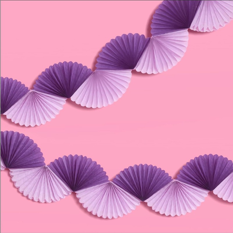 Purple Silver Party Paper 3D F - Tinsel Garland Decoration review and price