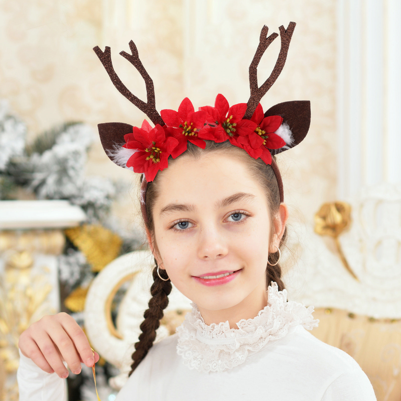 Reindeer Antlers Headband Chri - Reindeer Antlers Headband review and price