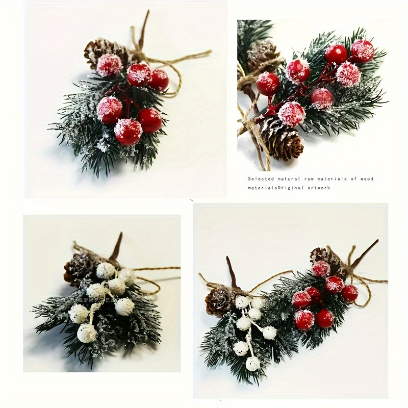 12Pcs Christmas Pine Picks Art - Christmas Tree Artificial review and price