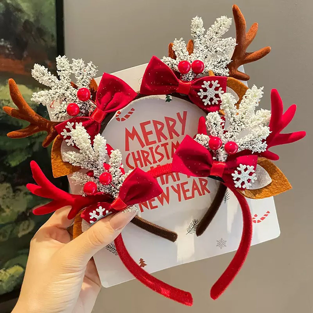 Cute Hair Accessories Velvet C - Reindeer Antlers Headband review and price