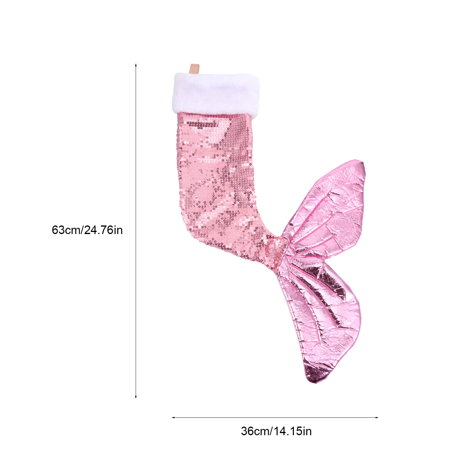 Sequins Mermaid Tail Stocking  - Christmas Stocking Hanging review and price