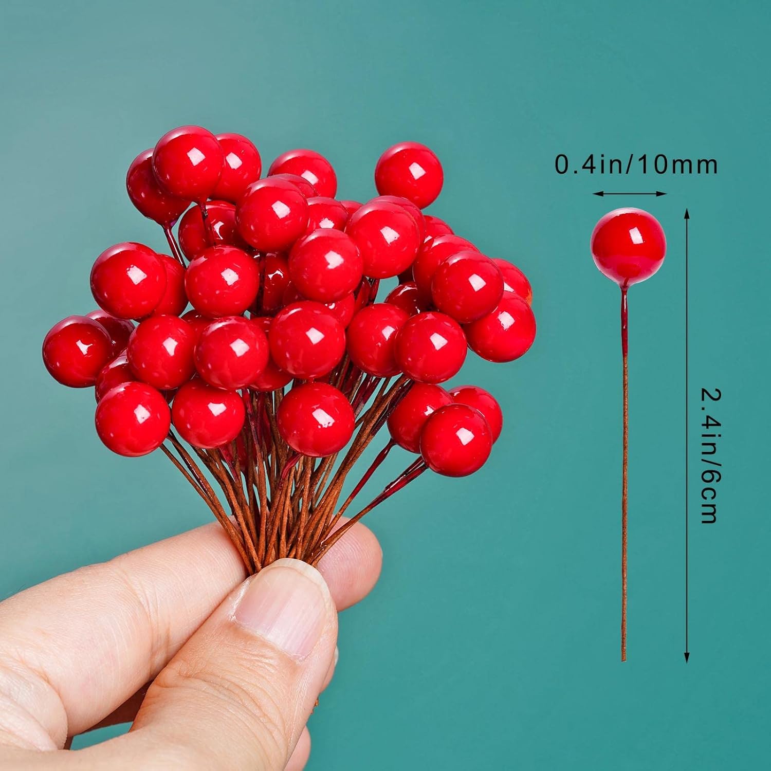 Artificial Holly Berries Mini  - Christmas Wreath Fake review and price