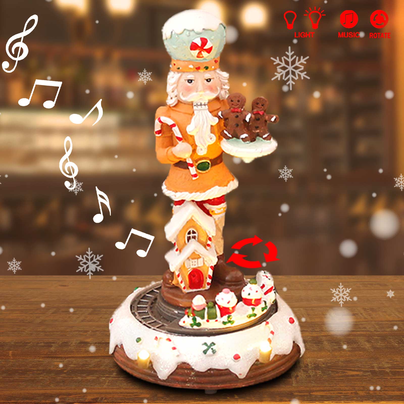 Christmas Gingerbread Nutcrack - Nutcracker Figurine review and price