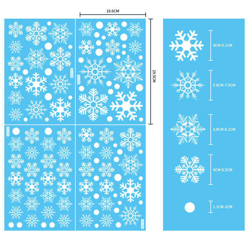 Removable Christmas PVC Static - Snowflake Window Decal review and price