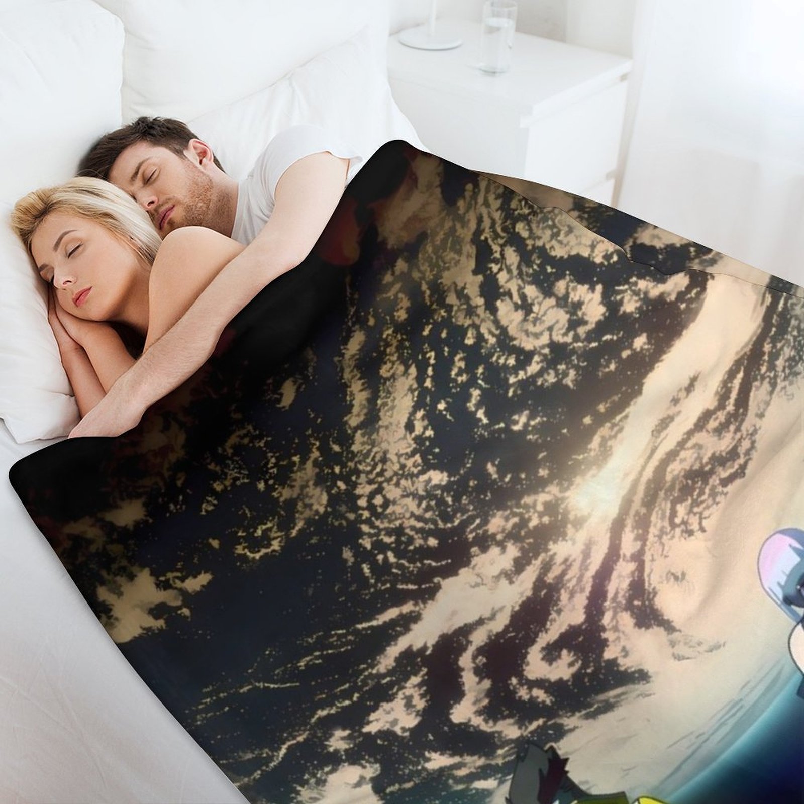 Cyberpunk EdgeRunners Moon Luc - Christmas Throw Blanket review and price