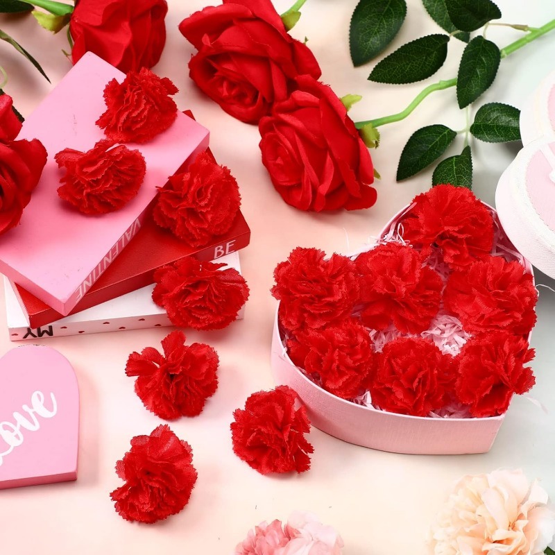 10/20Pcs Rose Artificial Flowe - Christmas Wreath Fake review and price