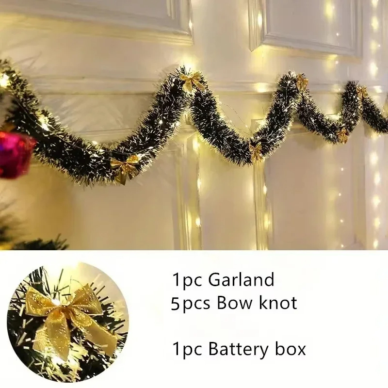Christmas Tinsel Garland Artif - Tinsel Garland Decoration review and price