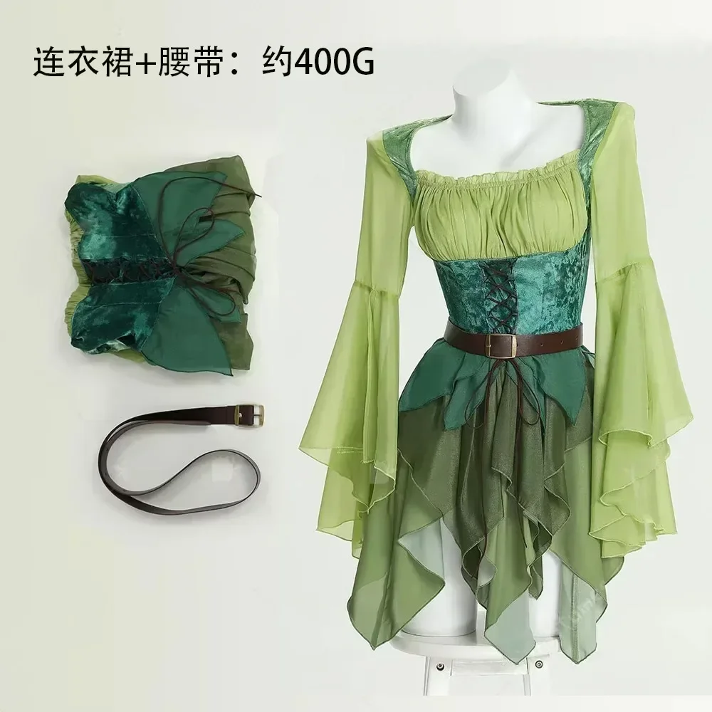 Women's Elf Medieval Green Fai - Elf Costume Christmas review and price